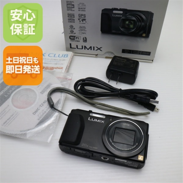 超美品 DMC-TZ40 LUMIX ブラック デジカメ Panasonic 25