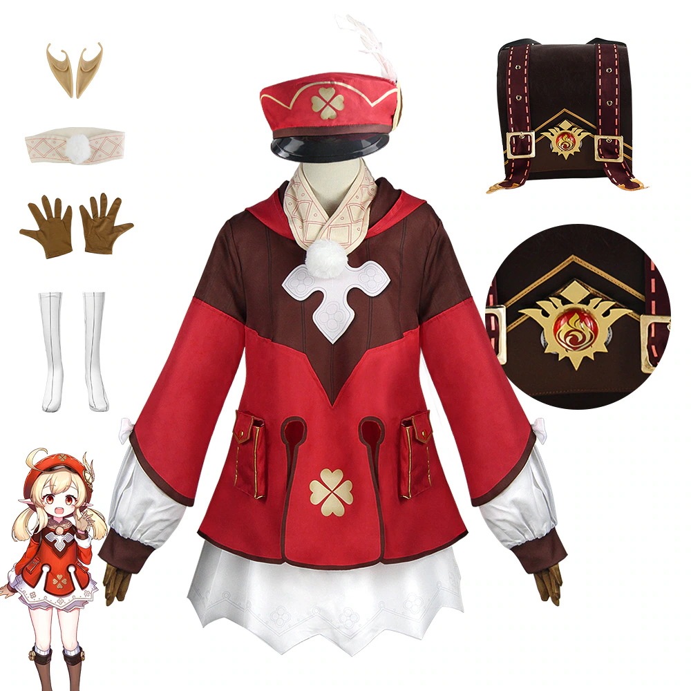 K863可莉cos服gensinローリコスプレアニメコスプレ衣装ハロウィーン演技服