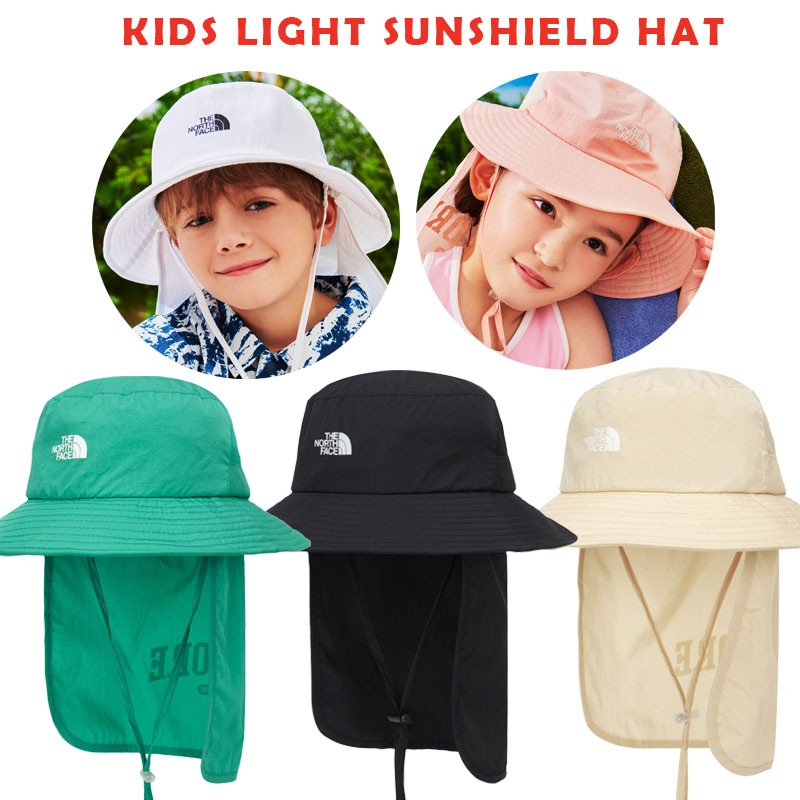 韓国正規品保証 関税負担なし NE3HQ02R KIDS LIGHT SUNSHIELD HATデイリー 基本 着装 男子 女子 人気 韓国 ファッション 男女共用 アウトドア