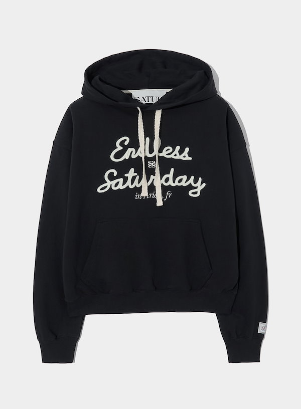 ★韓国の人気★【SATUR】★Endless Saturday Hoodi.e★ Qoo10] 【SATUR】 ENDLESS SATU