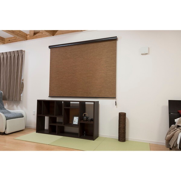 Fullness L3546 RSエクシヴ 80X220 NBR ナチュラルブラウン カバー付ロールスクリーン 天然調 80×220cm メーカー直送
