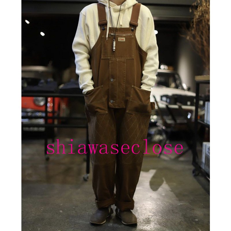 メンズサロペット オーバーオール つなぎ オールインワン ペインター サスペンダーズボン 作業服