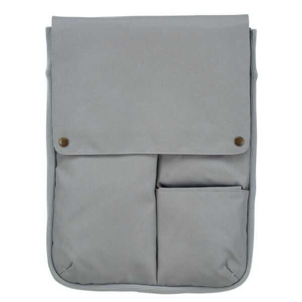 （まとめ買い）BIZRACK バッグインバッグ 13.3インチノートPC収容 タテ グレイ カハ-BRB135M [x3]