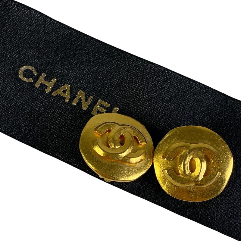 【最終処分SALE】CHANEL シャネル ココマークイヤリング ゴールド A-5863