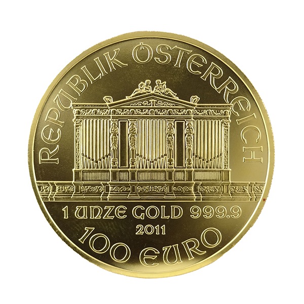 ウィーン １oz 999.9 ゴールド K24 金貨 Vienna PHILHARMONIKER