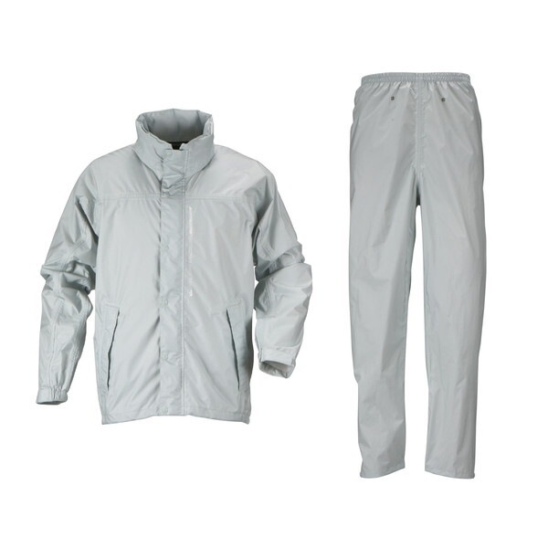 7740 ブリザテックレインスーツ シルバー M