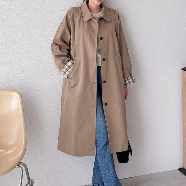 Hスタイル(NB)キャンプバーバリー 秋 レディース ビッグサイズ コート ジャケット 野上 サファリ アウター