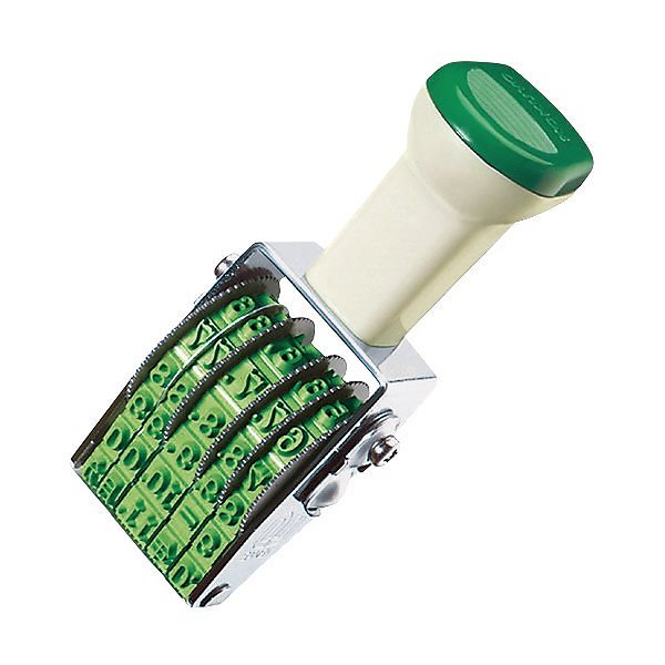 （まとめ買い）回転印 欧文日付 4号/明朝体 IS-D4N [x3]