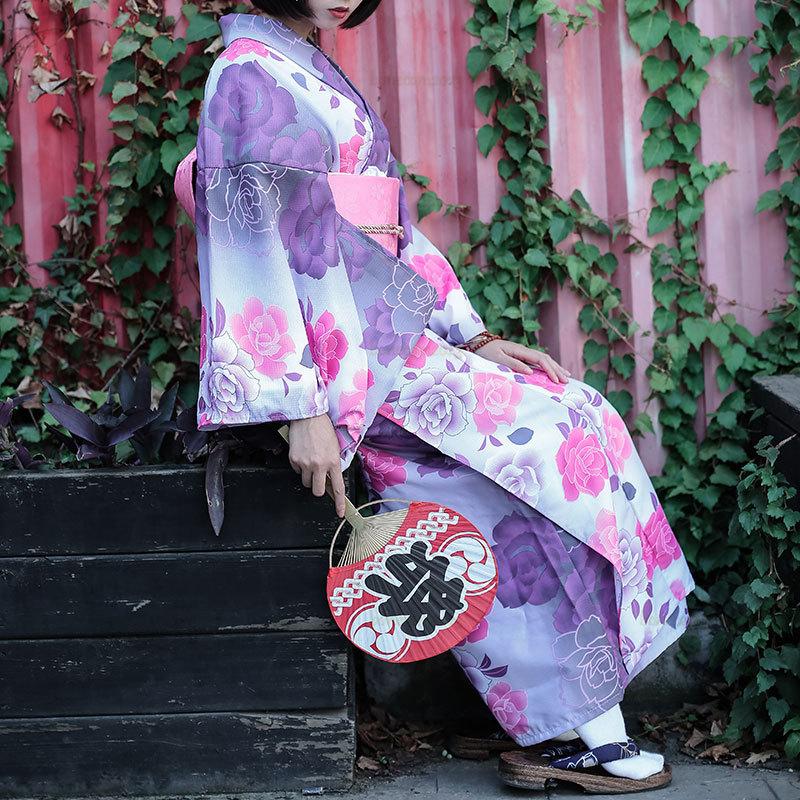 【急速出荷!】浴衣 ゆかた 点セット 浴衣セット レディース 女性 和装 街着 お出かけ 文化祭 作り帯 腰ひも 下駄 洗える 結婚式 成人式 卒業式