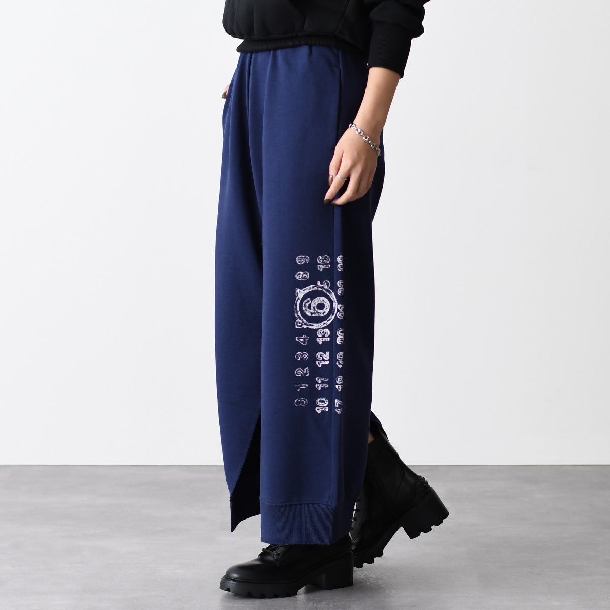 メゾン マルジェラ パンツ ボトム レディース スウェットパンツ S52KA0505 S25606 ブルー ネイビー 人気