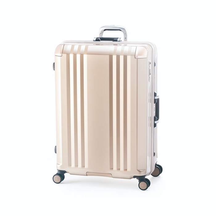 ハードキャリーケース デカかるEdge FRAME 8～10泊 96L ALI-070R-28-CGD シャンパンゴールド