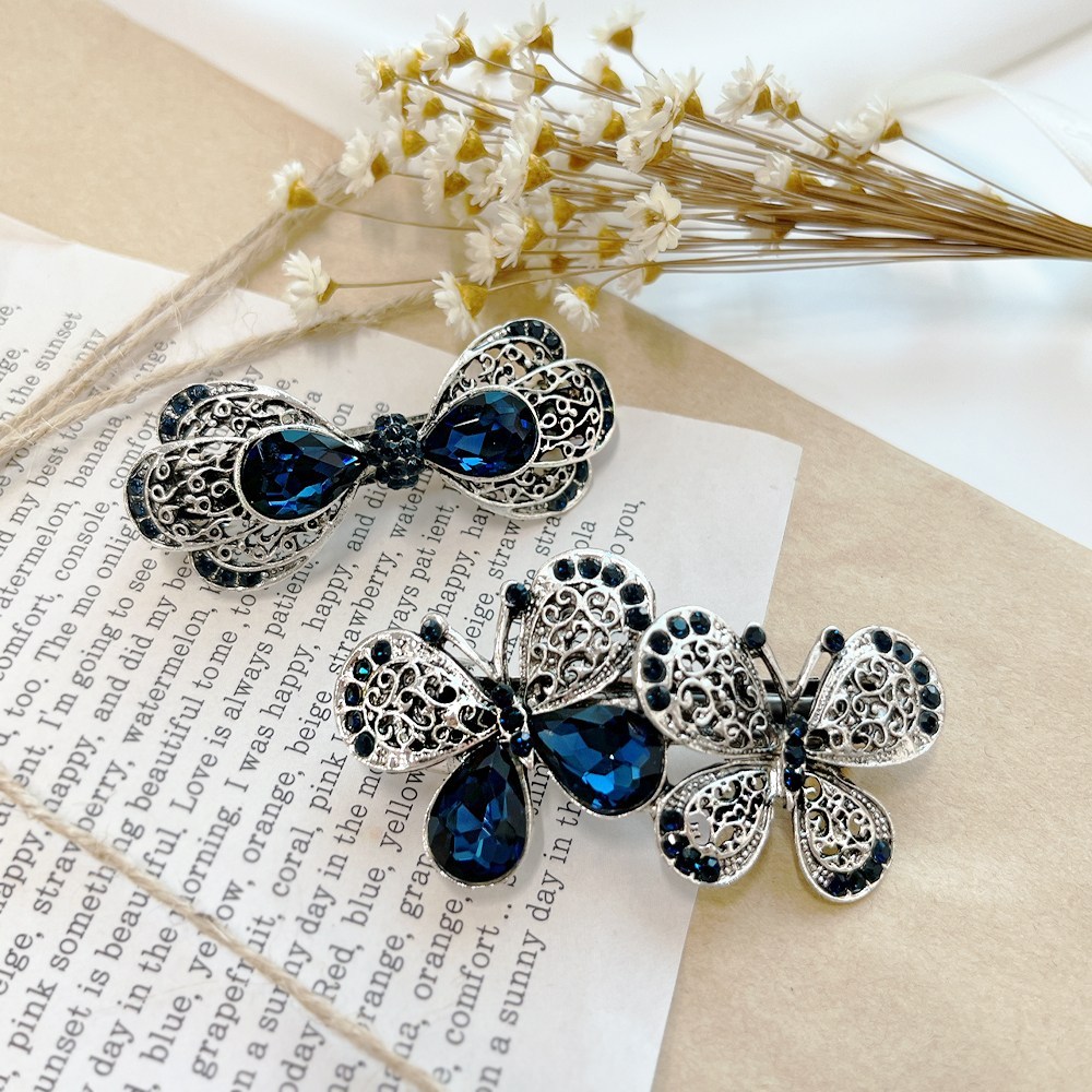 三畳2Pセットエンティックブルーキュービックメタルポイント自動ピン