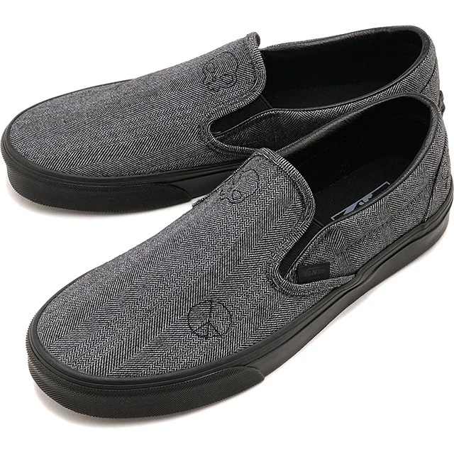 スリッポン クラシック スリップオン [VN000BVZ239] メンズ シューズ ウール ヴァンズ WOOL-GRAY/BLACK 正規取扱店