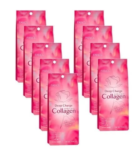fan cl ディープチャージ コラーゲン パウダー 9袋（約90日分）（百貨店限定）ビタミンC＆ヒアルロン酸で内側から潤いアップ 飲むコラーゲン 内側からのケア 機能性表示食品 美容 肌のハ 8,229円