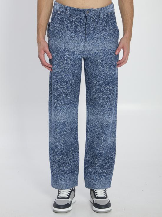 DIOR Men Straight Pants 543D184 BLUE