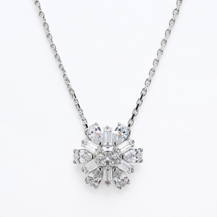 ネックレス Idyllia イディリア ペンダント クリア シルバー レディース 5691484 ジュエリー