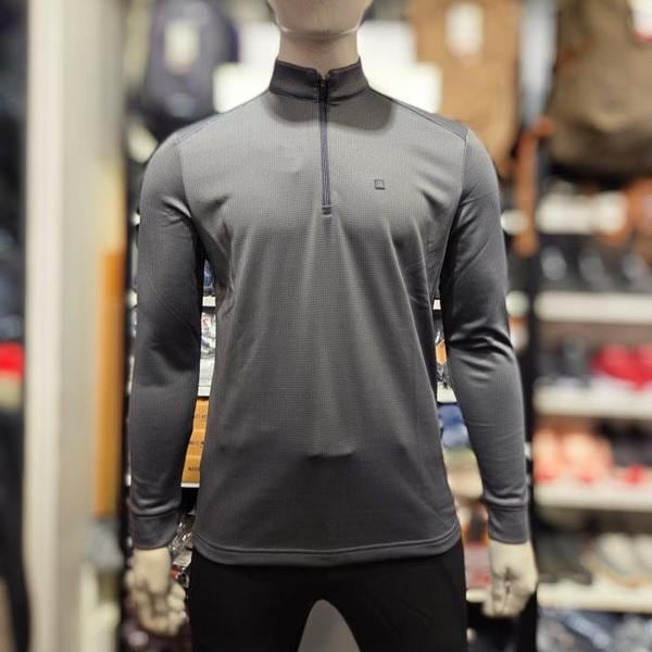 UT0476MCH 男性用冬ポリウレタン起毛ジップアップTシャツ（S43173980）