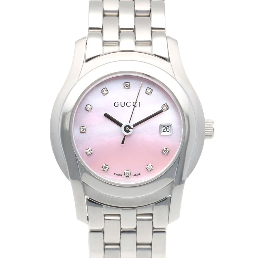 グッチ 腕時計 ステンレススチール 5500L クオーツ 1年保証 GUCCI 中古