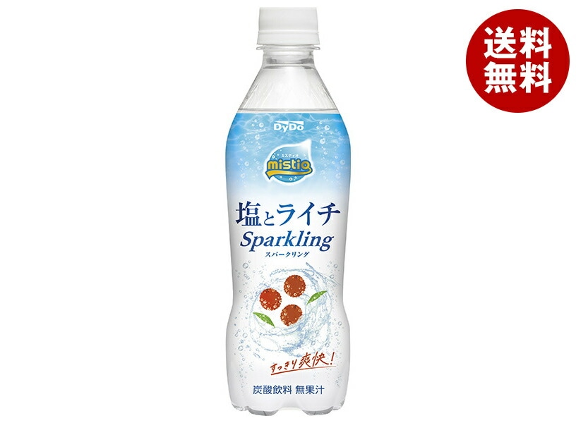 ダイドー ミスティオ 塩とライチスパークリング 410mlPET＊24本入＊(2ケース)