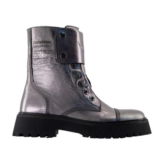 ZADIG & VOLTAIRE Women Boots SWCT02056 032 silver