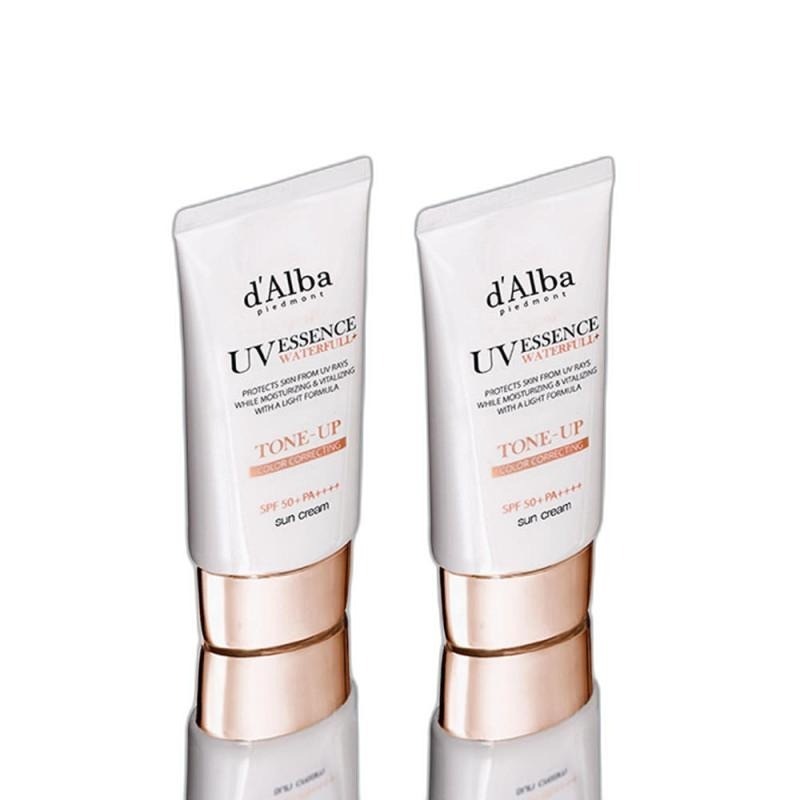 トーンアップ日焼け止め ビーガンウォータフルピンクトーンアップ 50mL×2本水分トーンアップ 透明感ケア