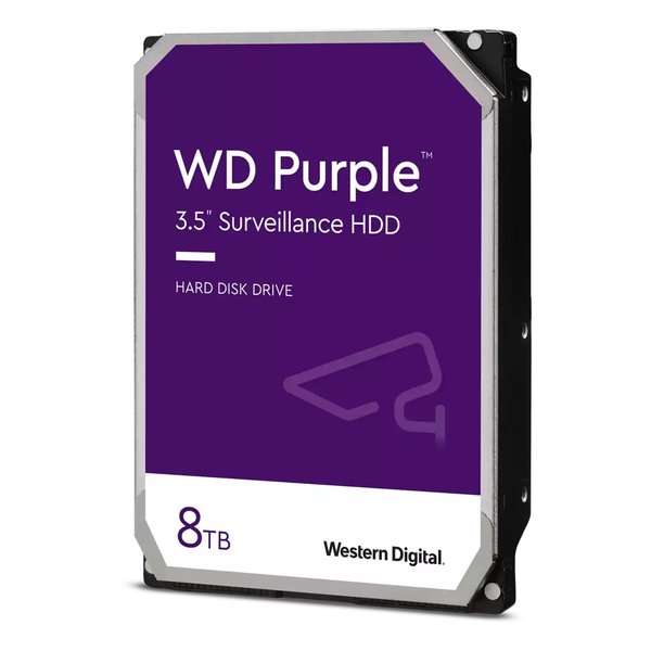 WD Purple 監視システム用ハードディスクドライブ SATA 8TB 256MB WD85PURZ