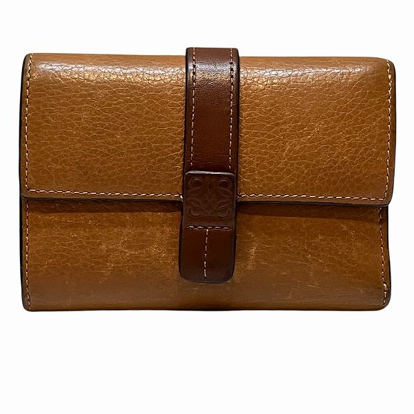 ロエベ LOEWE バーティカルウォレット スモール 3つ折り財布 ユニセックス 【中古】