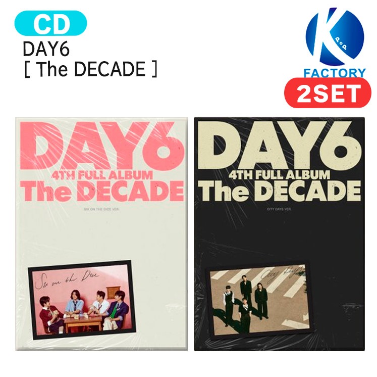 国内発送 DAY6 [ The DECADE ] 2種セット 4th Full Album / 1次予約