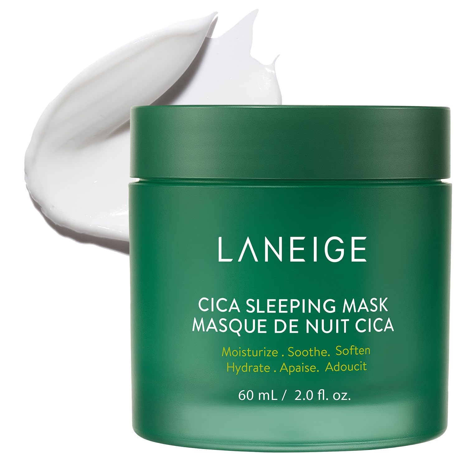 ラネージュ シカスリーピングマスク 60mL パック ナイトマスク シカパック CICA 保湿 韓国 スキンケア