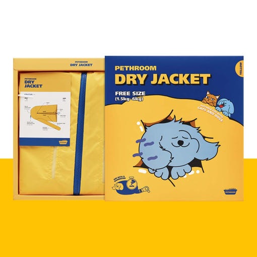 [フェスルーム] ドライジャケット 犬 猫専用 ドライルーム ドライジャケット