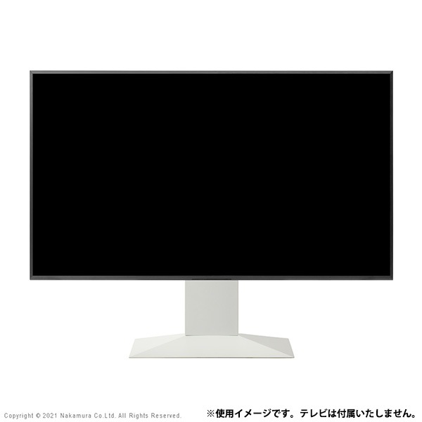 テレビ台テレビスタンドV4 フロアタイプ 6090v対応 WLTVJ5-SW サテンホワイト