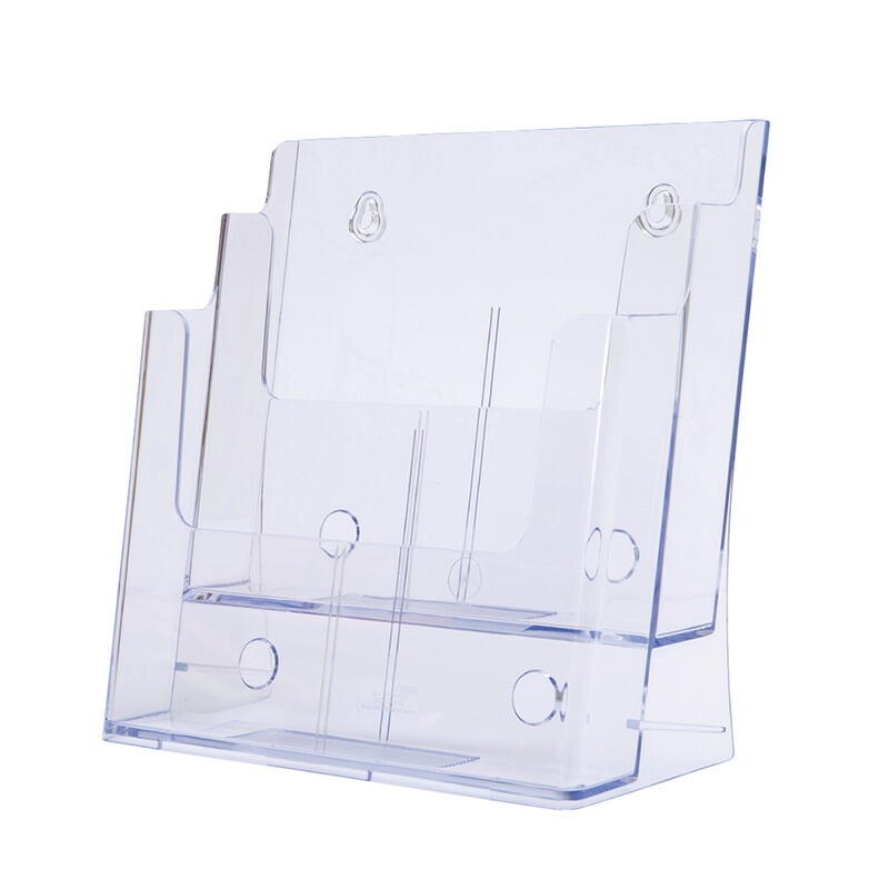 （まとめ買い）収納 カタログケース A4-2段 CR77002 [x3]