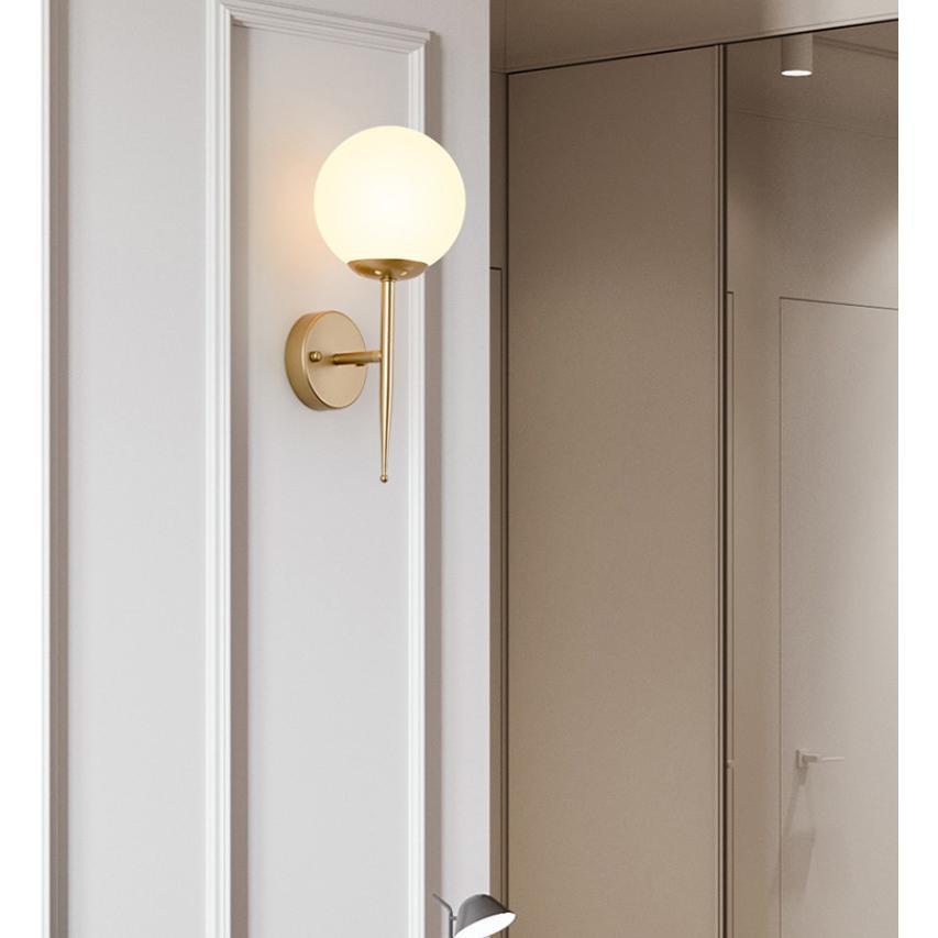 壁掛け照明 ブラケットライト 北欧 壁掛けライト おしゃれ 銅製 ガラス 照明 LED 玄関照明 ウォールライト 照明器具 室内照明 インテリア リビング 玄関灯