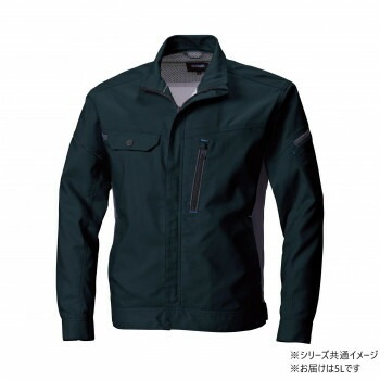桑和 3012-00 長袖ブルゾン 5Lサイズ ブラック（4） SOWA