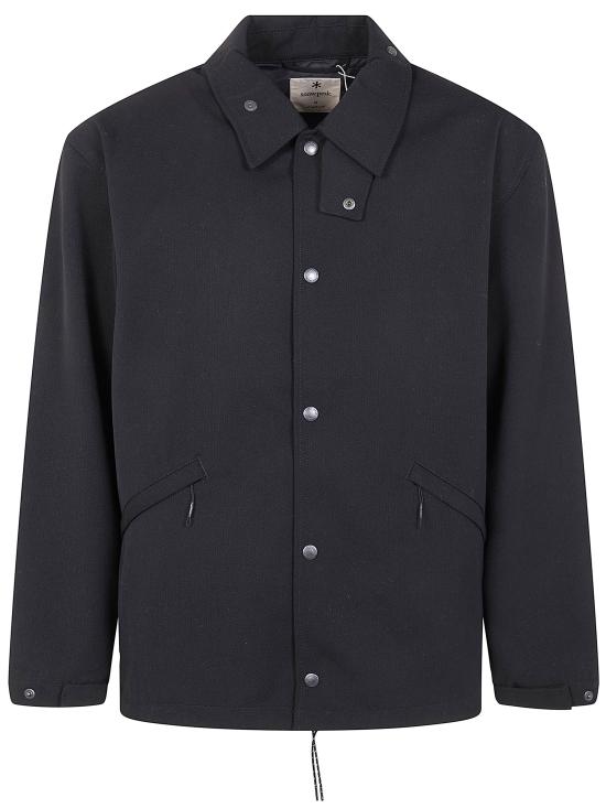 SNOW PEAK Men Coats JK 25AU013 BLACK