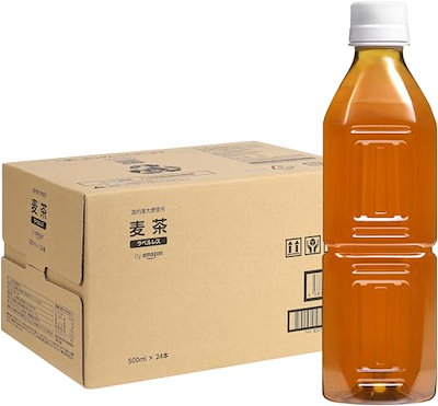 他サイト： by Amazon 麦茶 ラベルレス 500ml×24本の商品画像