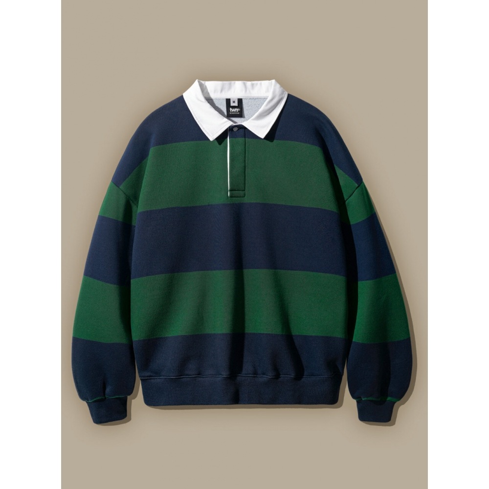 TWN マホームズカラスウェットシャツディープグリーン JYMT3565