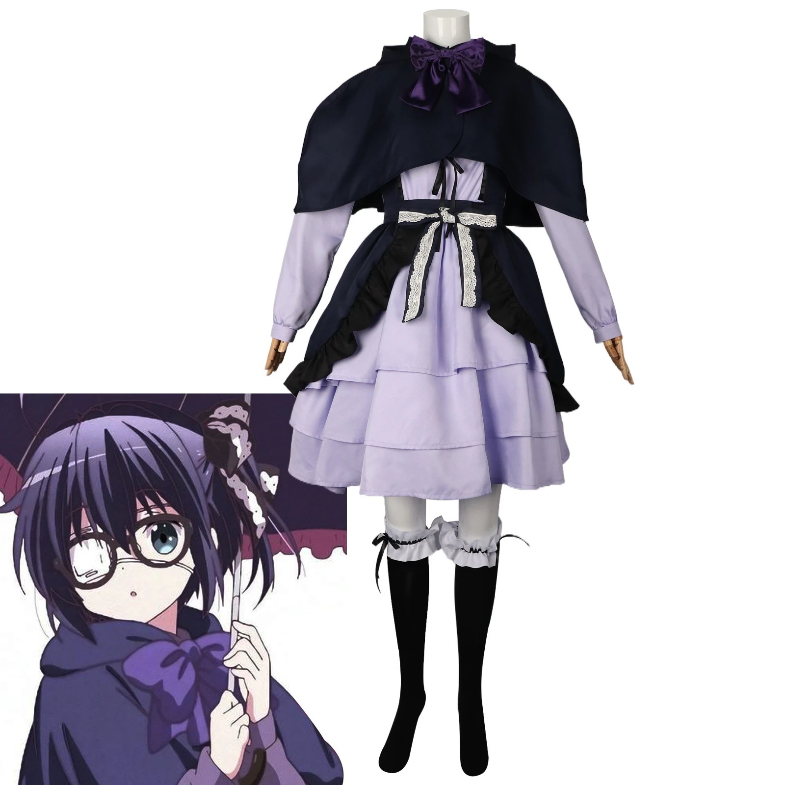 中二病でも恋がしたい小鳥ユリカ同系コスプレアニメスーツデート演出服女性用