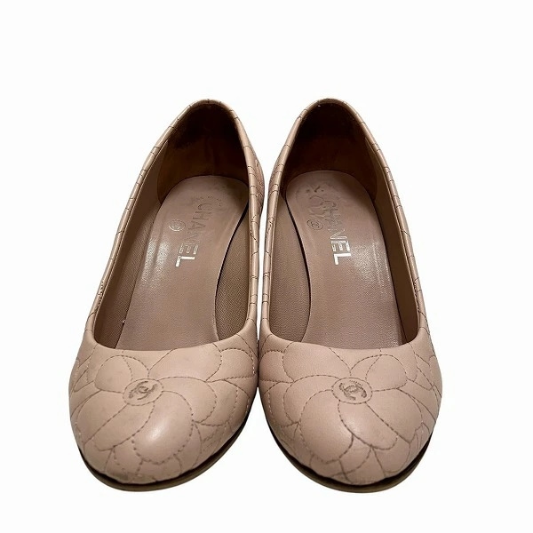 シャネル パンプス ピンク 36 1/2 ブランド小物 靴 レディース【中古】