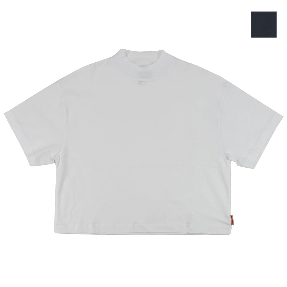 アクネストゥディオズ ハイネックTシャツ レディース カットソー オーバーシルエット ブラック ホワイト 黒 白 Acne Studios HIGH NECK T-SHIRT[al0153]