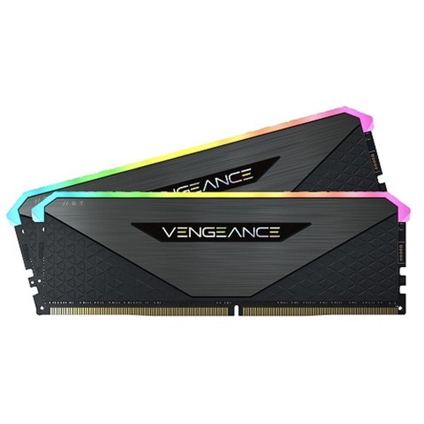 CMN64GX4M2Z3600C18 ブラック VENGEANCE RGB RT [メモリキット 64GB(232GB) DDR4 DRAM 3600MHz C18]