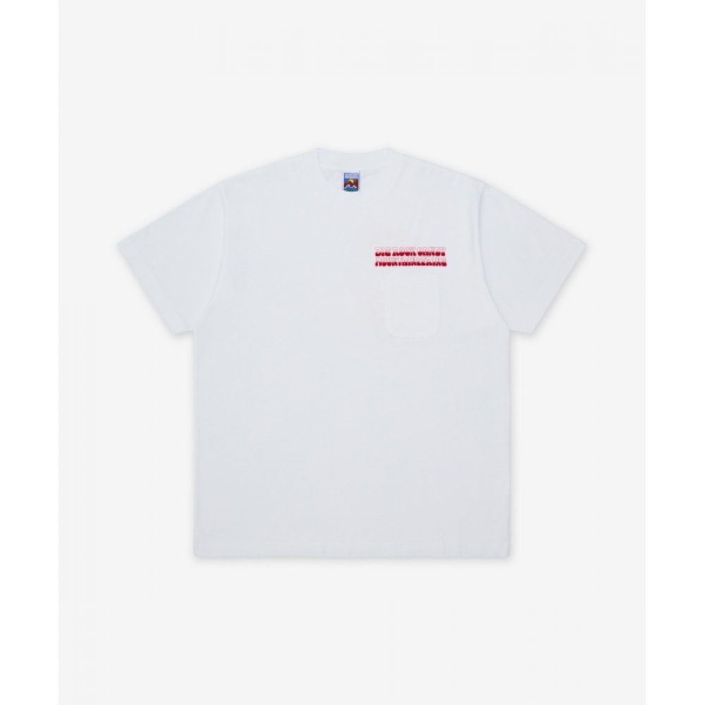 ビッグロックキャンディマウンテニアリングガレージショップショートスリーブ Tシャツ-MILK/ BRCM1210MILK