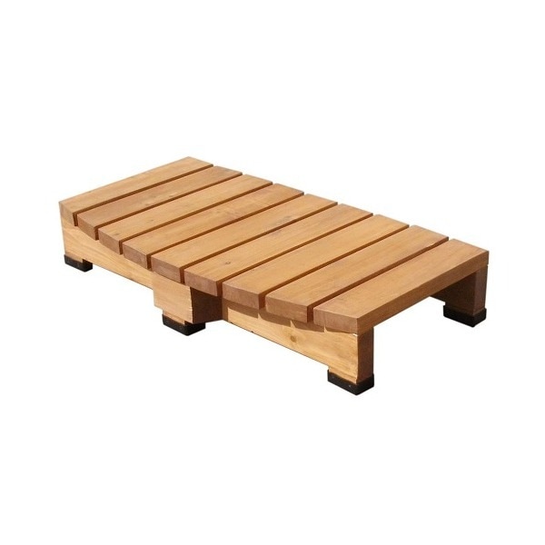 住まいスタイル デッキ縁台 ステップ ライトブラウン DES-90LB メーカー直送 8,592円