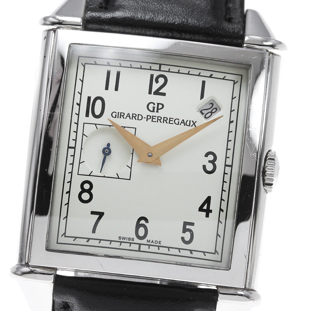 ジラール・ペルゴ GIRARD PERREGAUX 25835-11-1501SBBBA ヴィンテージ1945 70周年記念 スモールセコンド 自動巻き メンズ 保証書付_835516【中古】