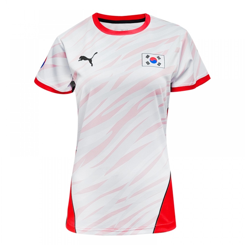 PUMA スカッシュナショナルチームアウェイジャージ W (93392802) ショートスリーブ T シャツ