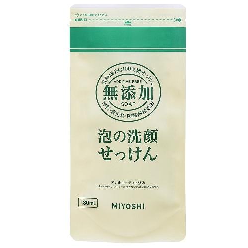無添加 泡の洗顔せっけん 詰替用 180ml