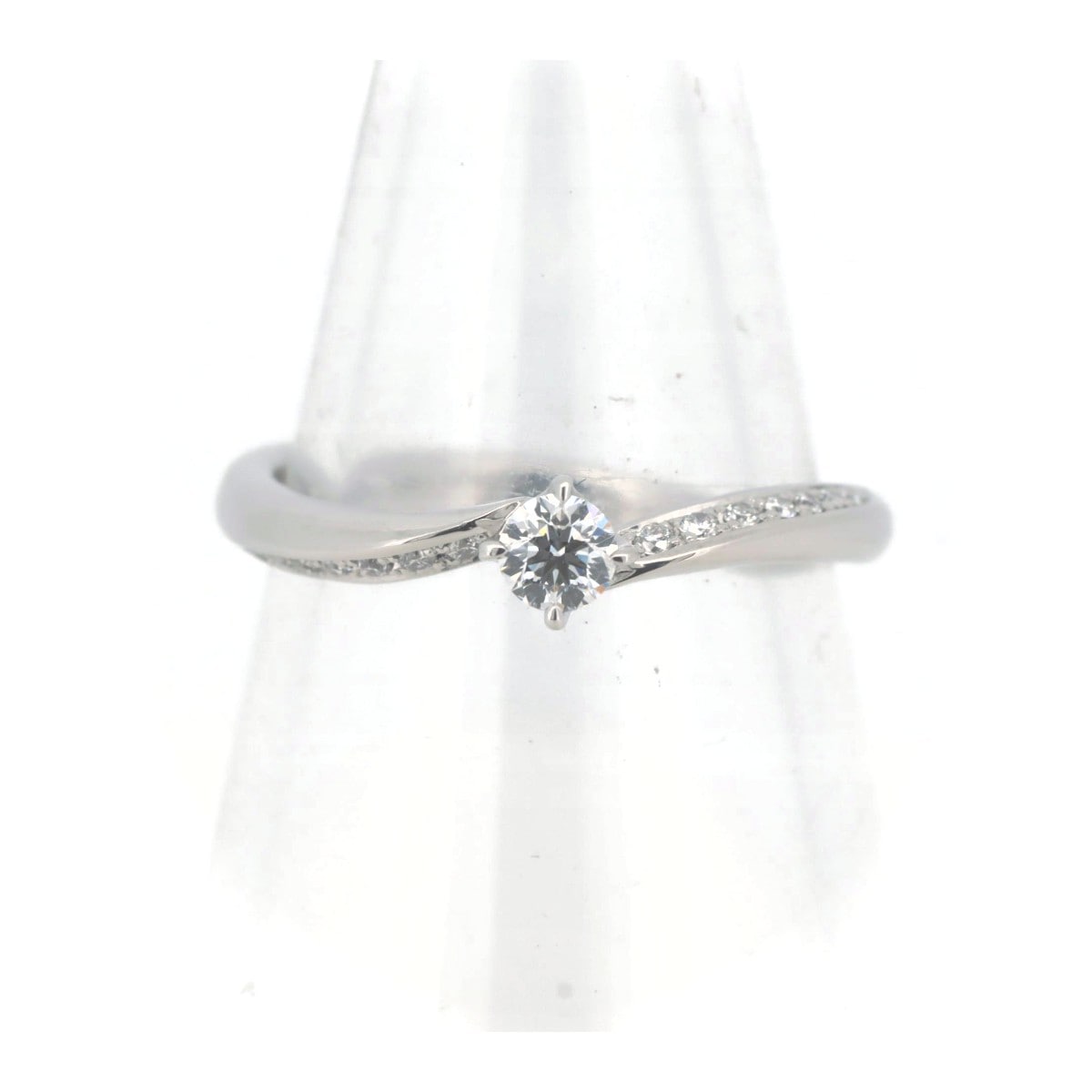 ダイヤモンド リング 指輪 0.154ct 12号 Pt950(プラチナ) 質屋出品 35,750円