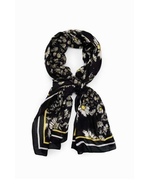 [最安値挑戦]ストール マーガレットパッチワーク 長方形ストール レディース