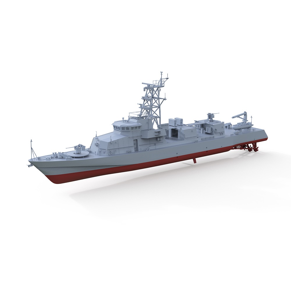 SSMODEL 1/700 SSC700578S ミリタリーモデルアメリカ海軍サイクロン(PC-1)砲艦船底版