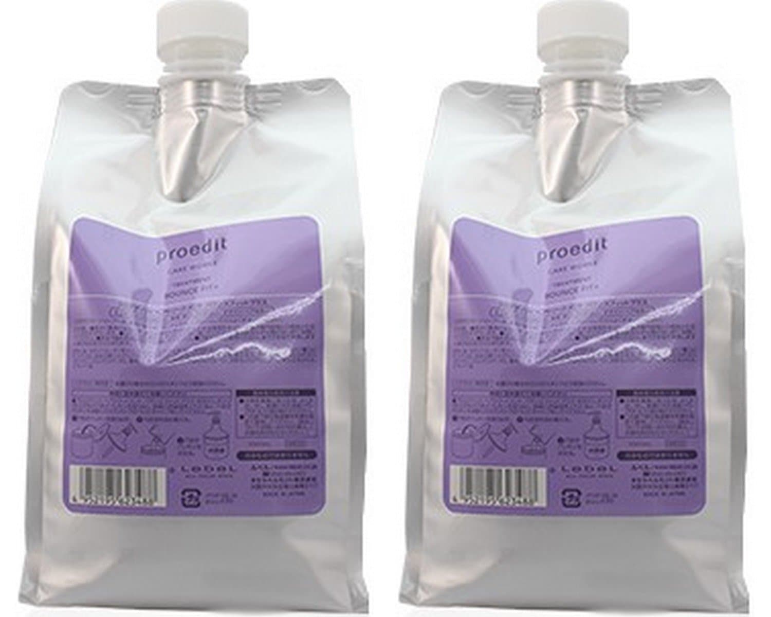【X2個セット】 ルベル プロエディット ケアワークス バウンスフィットプラス ヘアトリートメント 1000ml 詰替え用